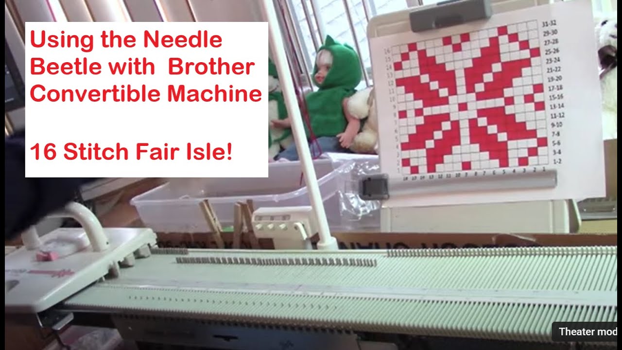 Needle Beetle with Brother Convertible Machine by Diana Sullivan