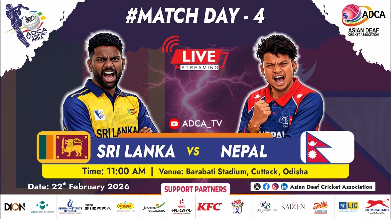 ADCA T20I ASIA CUP 2026 (DAY 4)