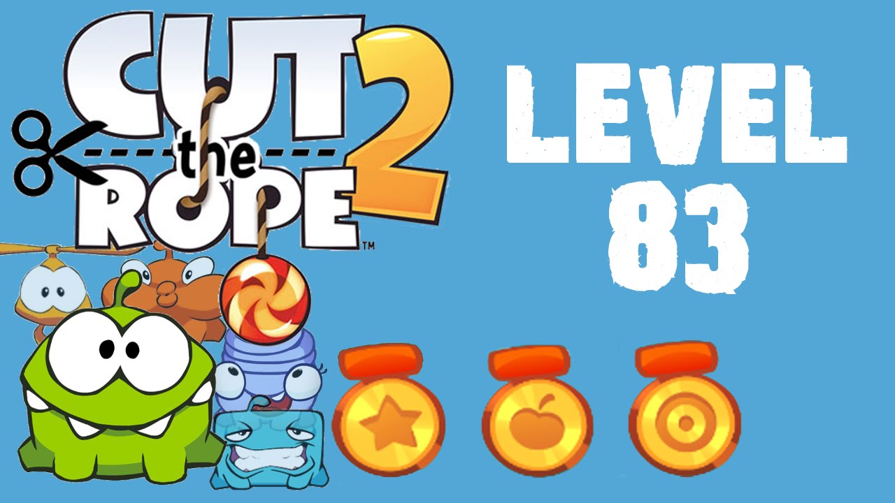 Cut the Rope 2 - Level 83 (3 stars, 54 fruits, 2 stars + beat the timer)