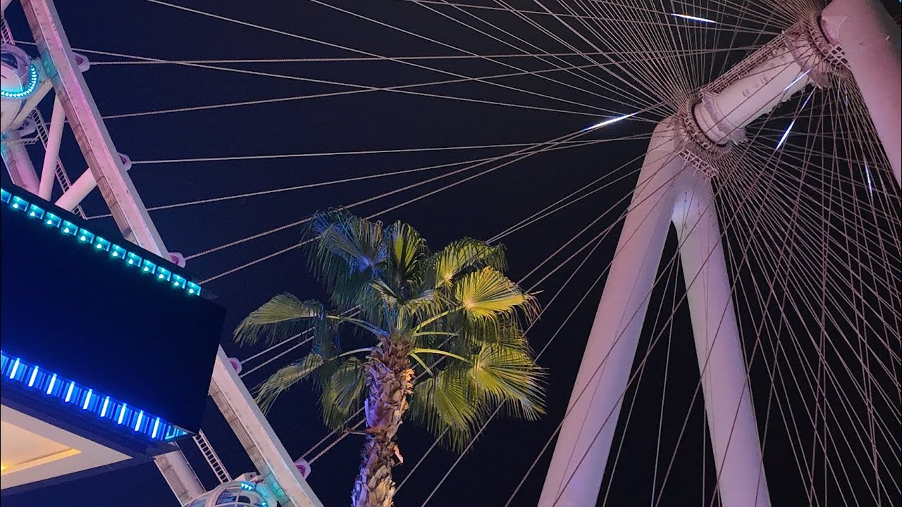 Dubai Walking Tour-Marina Beach JBR crossing the bridge toward Bluewaters Island (4k Ultra HD 60fps)