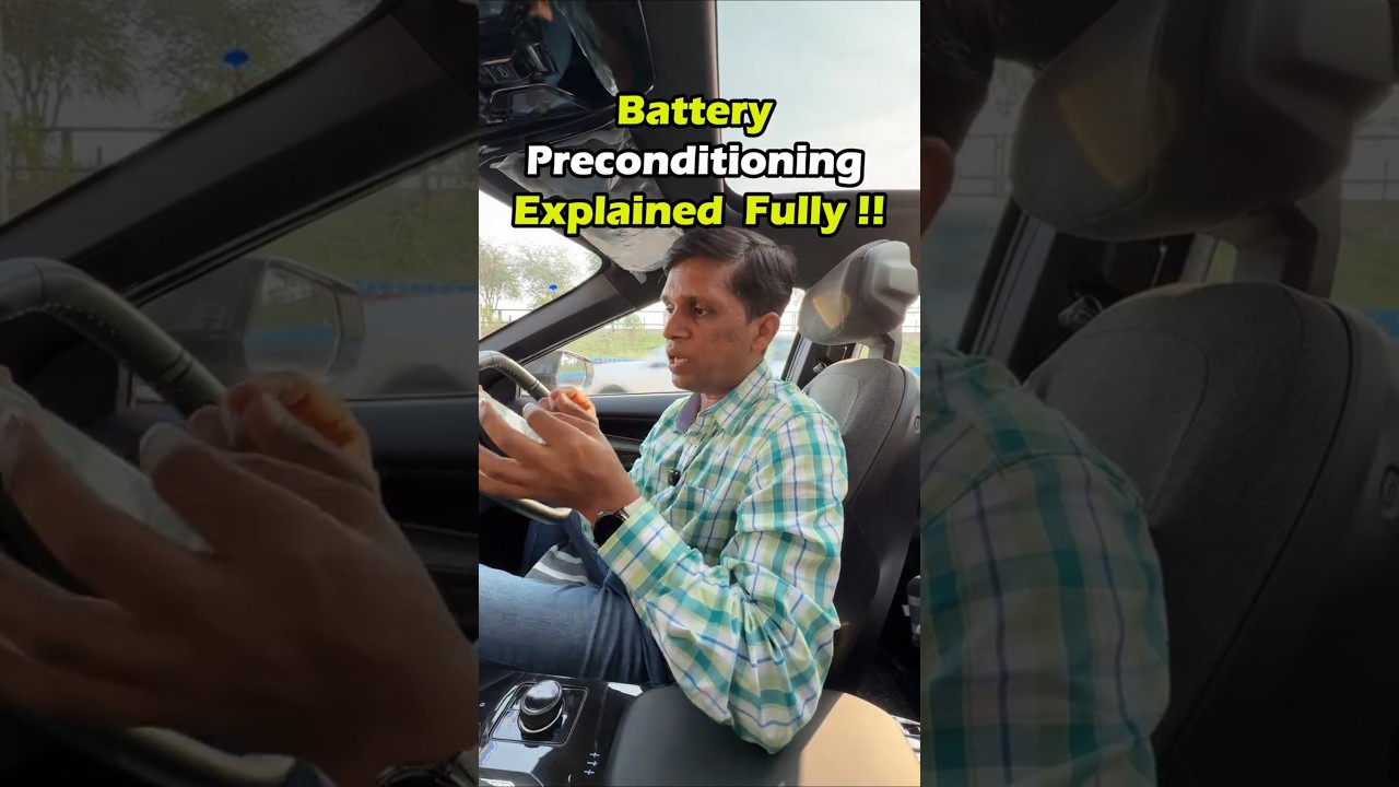 EV Battery Pre-Conditioning Explained in Detail #shorts #electricvehicletalks #evbattery