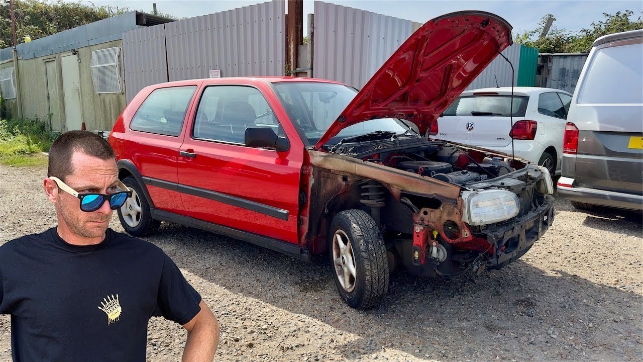 Can I fix this mk3 Vw golf in 48 hours - let&rsquo;s go!!