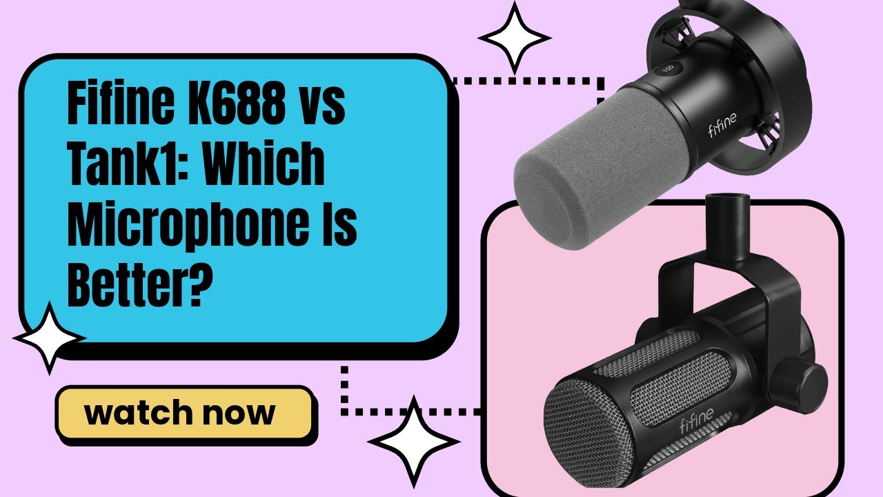 Микрофон Fifine K688 VS Tank1