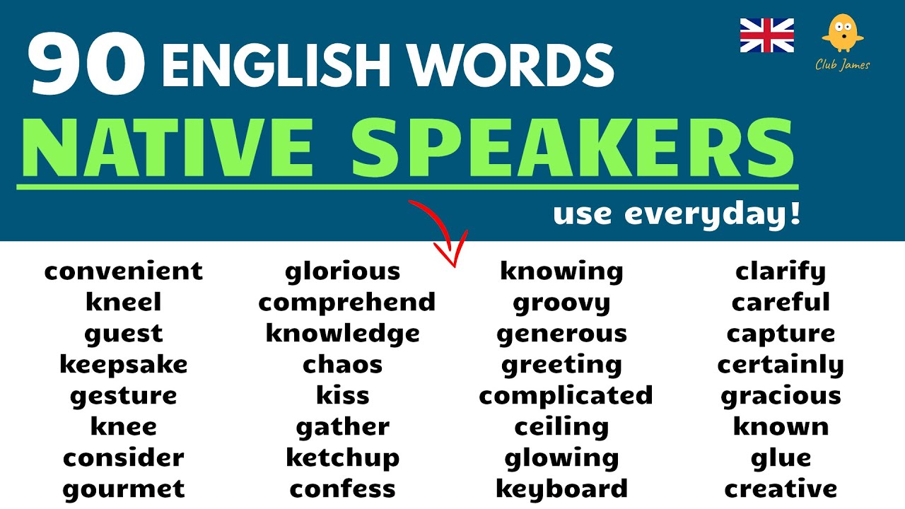 Speak English Fluently - 90 Useful English Words & Phrases Native Speakers use in Daily Life!