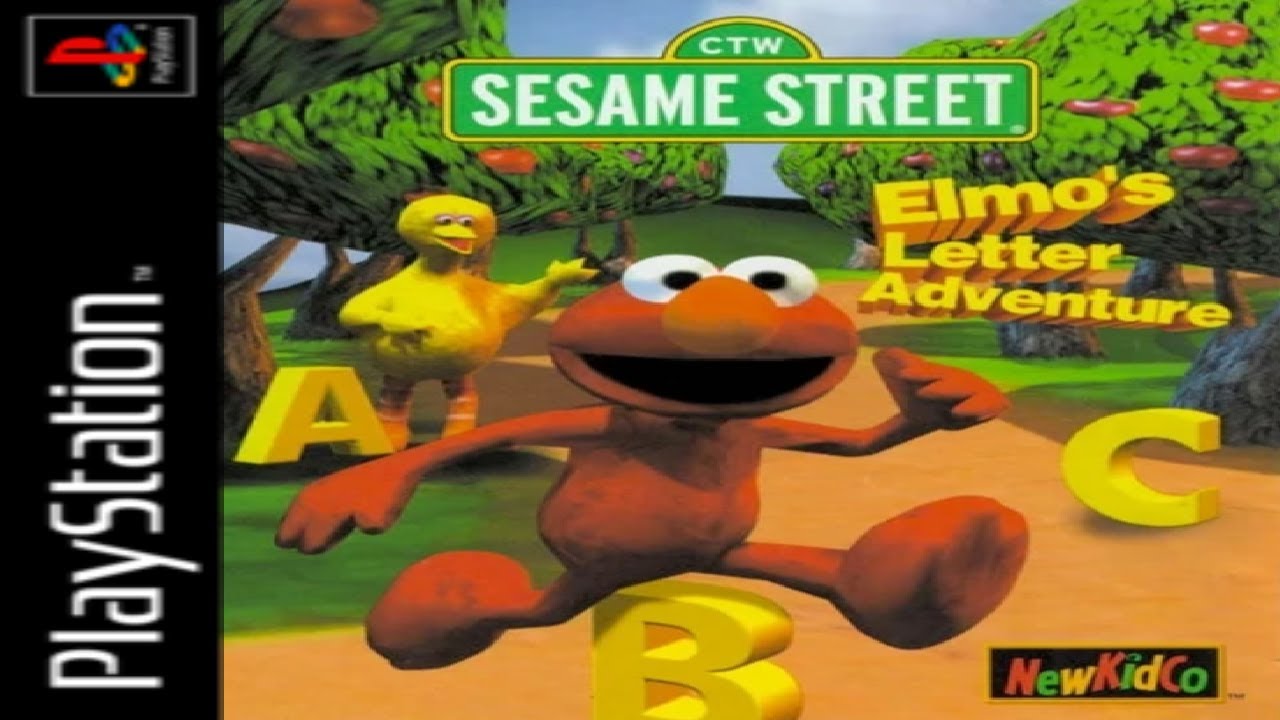 Full Playthrough [673] Playstation [107] Sesame Street: Elmo's Letter Adventure