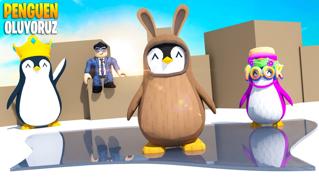 🐧Tavşan Kostümlü Penguen Olduk! 🐧 | Penguin Tycoon | Roblox Türkçe