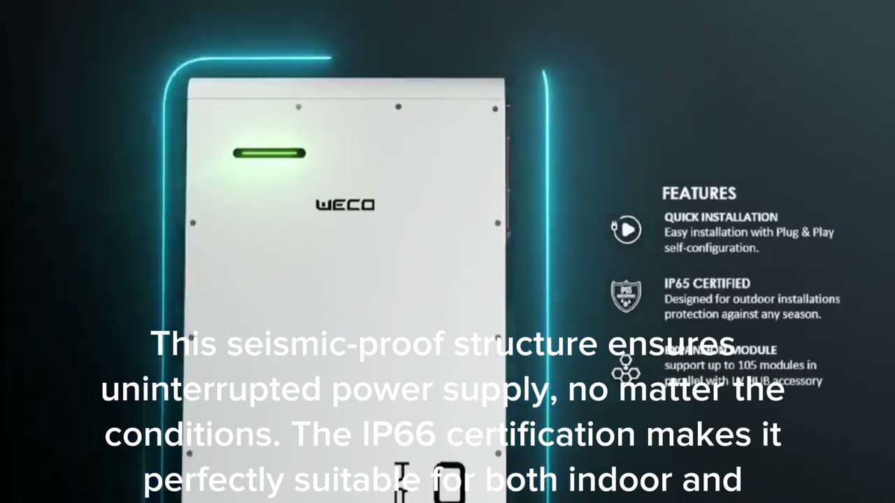 16.3kWh BEAST! 🔋 WECO 16K0-LV: The Ultimate IP66 Battery for Extreme Power & 8000+ Cycles