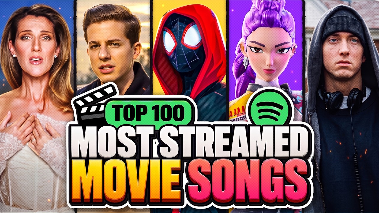 TOP 100 MOST STREAMED MOVIE SONGS (SPOTIFY)