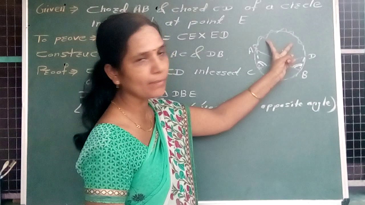 Theorem of internal division of chords| class 10