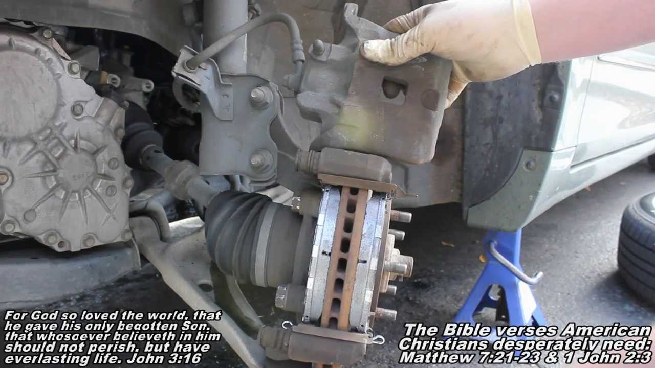 Front Brake Pads & Rotors "How to" 02-06 Nissan Altima