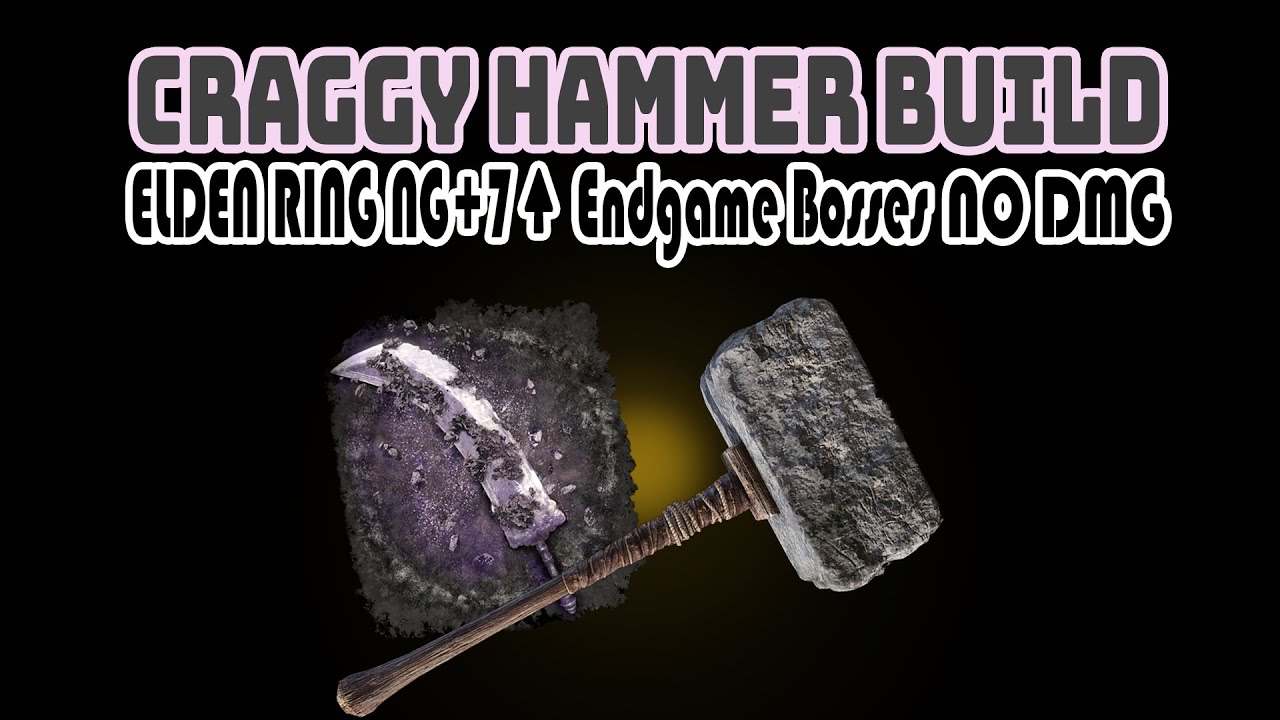 [NO DAMAGE] Craggy Hammer Build vs. ELDEN RING NG+7↑ Endgame Bosses