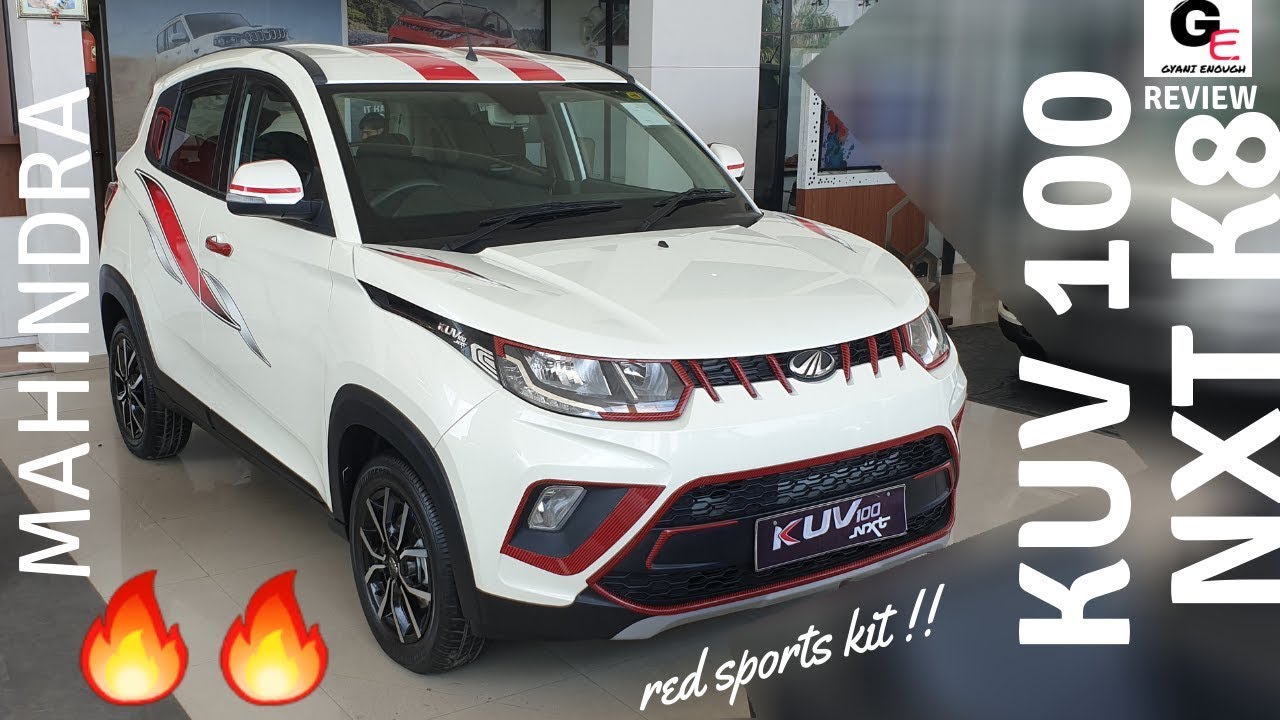 Mahindra KUV 100 K8 NXT With red sporty kit | price | all details !!!!