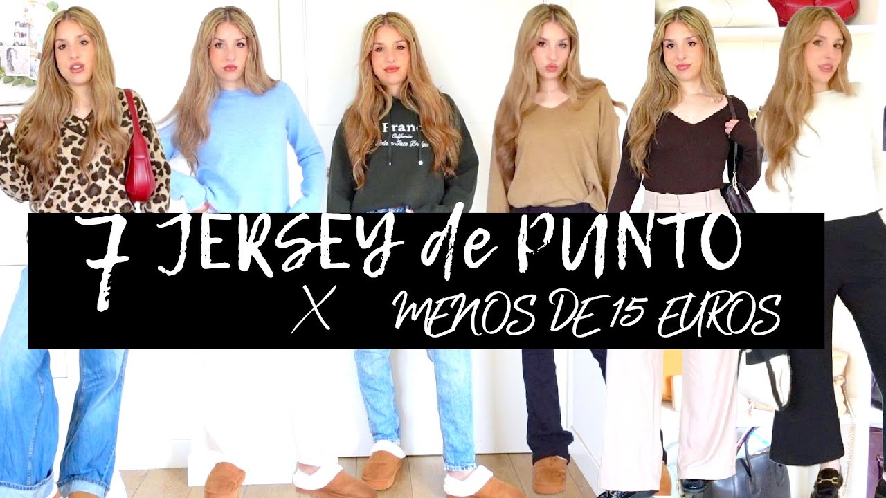 PRIMARK 7 JERSEYS X MENOS DE 15 EUROS