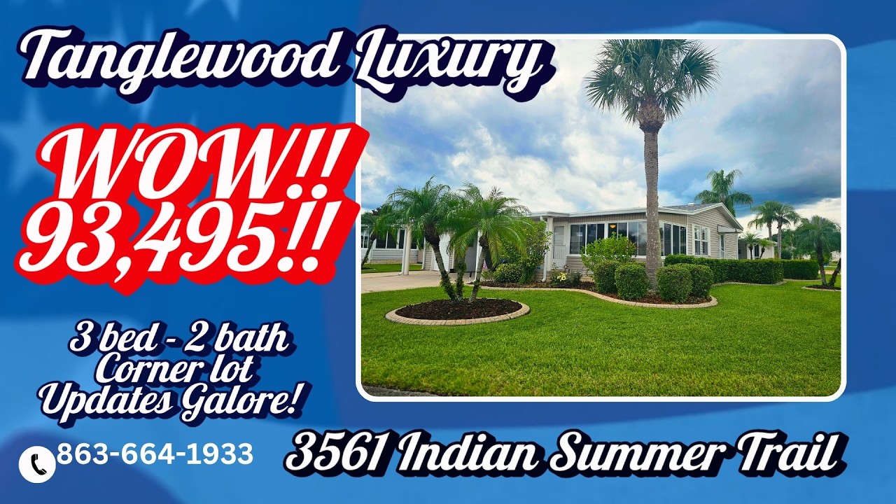 Manufactured home for sale  3561  indian summer trails, , 3 bed, 2bath fully furnished, FL, 33872