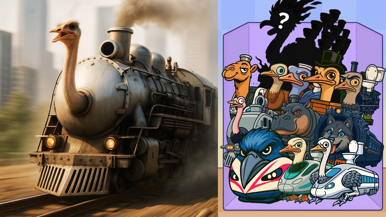 ALL TRENOSTRUZZO TURBO Family Italian Brainrot - Merge Fellas Real Life 30 New Update Final Boss