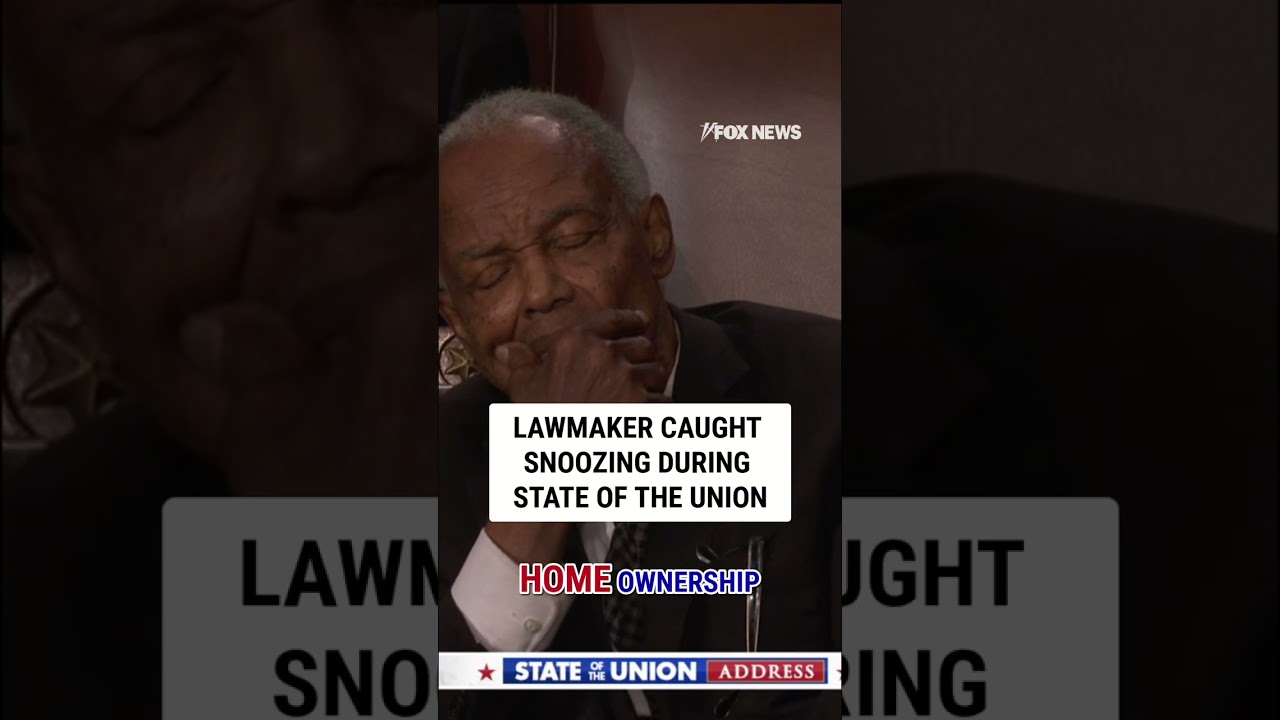 CAUGHT ON CAMERA: Lawmaker caught taking a nap at State of the Union