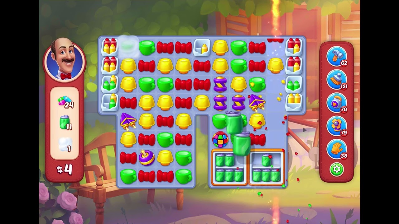 HomeScapes Level 19642 no boosters 
