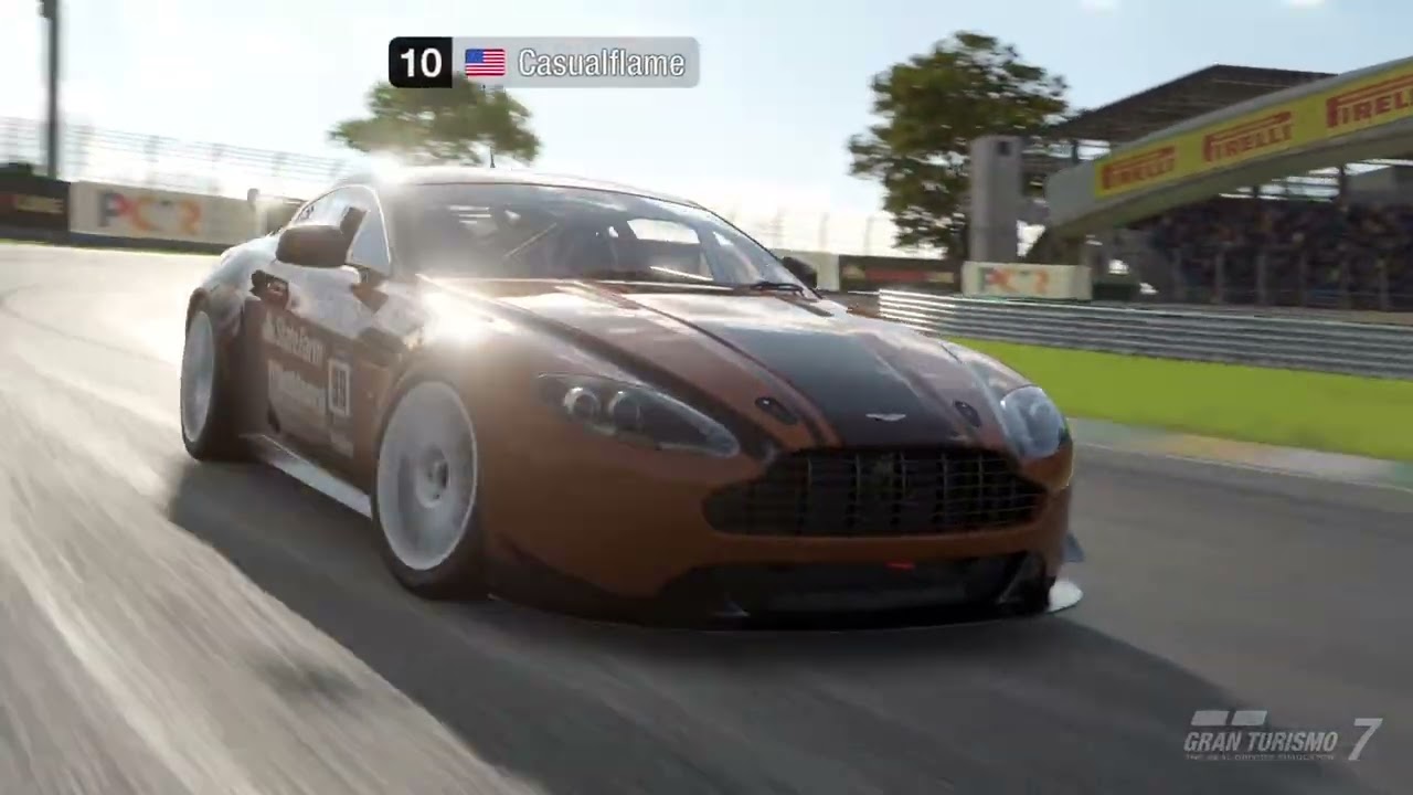 DVDR first Gran Tourismo 7 sport race at Interlagos in GR4