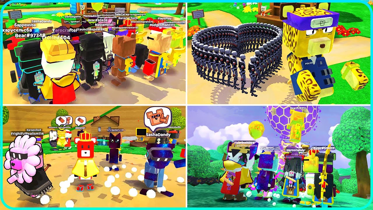 What Happens When 100 People Join The Hive Super Bear Adventure Gameplay Walkthrough