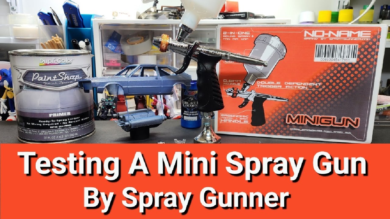 Testing A Mini Spray Gun By Spray Gunner