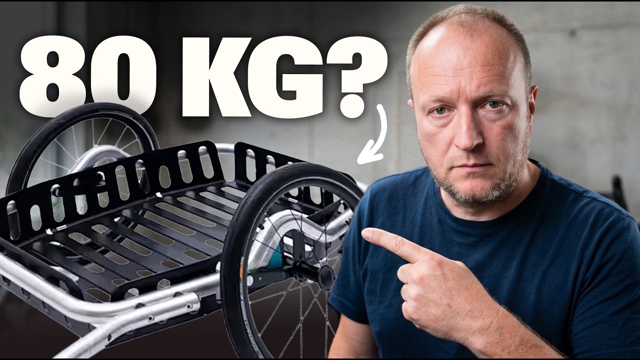VEOLO Cargo: Kann ein Fahrradanhänger wirklich 80 kg tragen? – Der Härtetest mit Pannen!