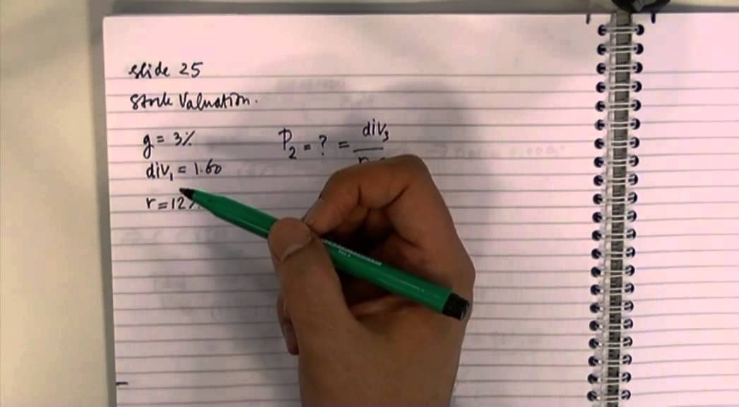 Stock Valuation - Exercise