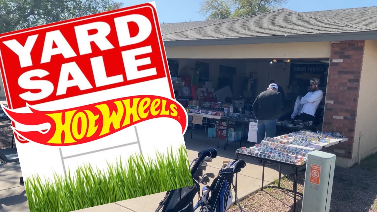 RARE Hot Wheels Finds at a Local Yard Sale!