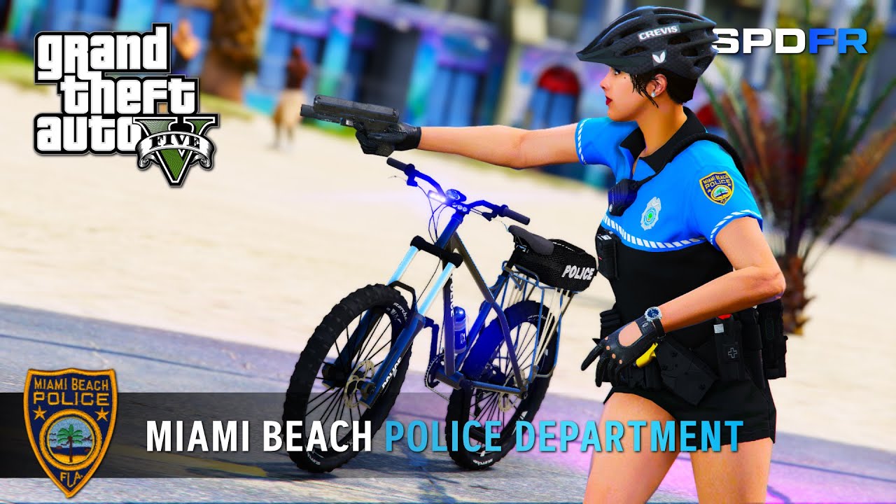 Officer Ambushed on the Vespucci Beach - Bicycle Patrol (Miami Beach Police) - GTA5 LSPDFR