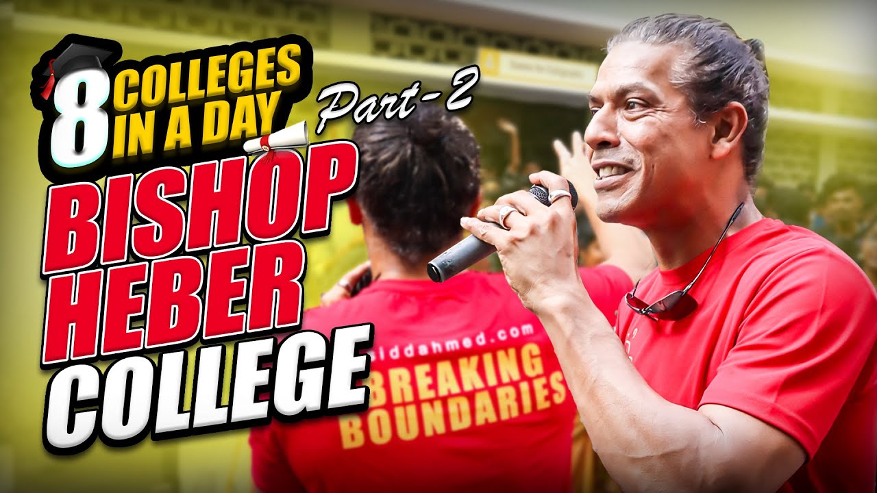 Bishop Heber College, Trichy!!  PART 2 🎓 FINAL - 8 Colleges In A Day ✨| Sidd Ahmed