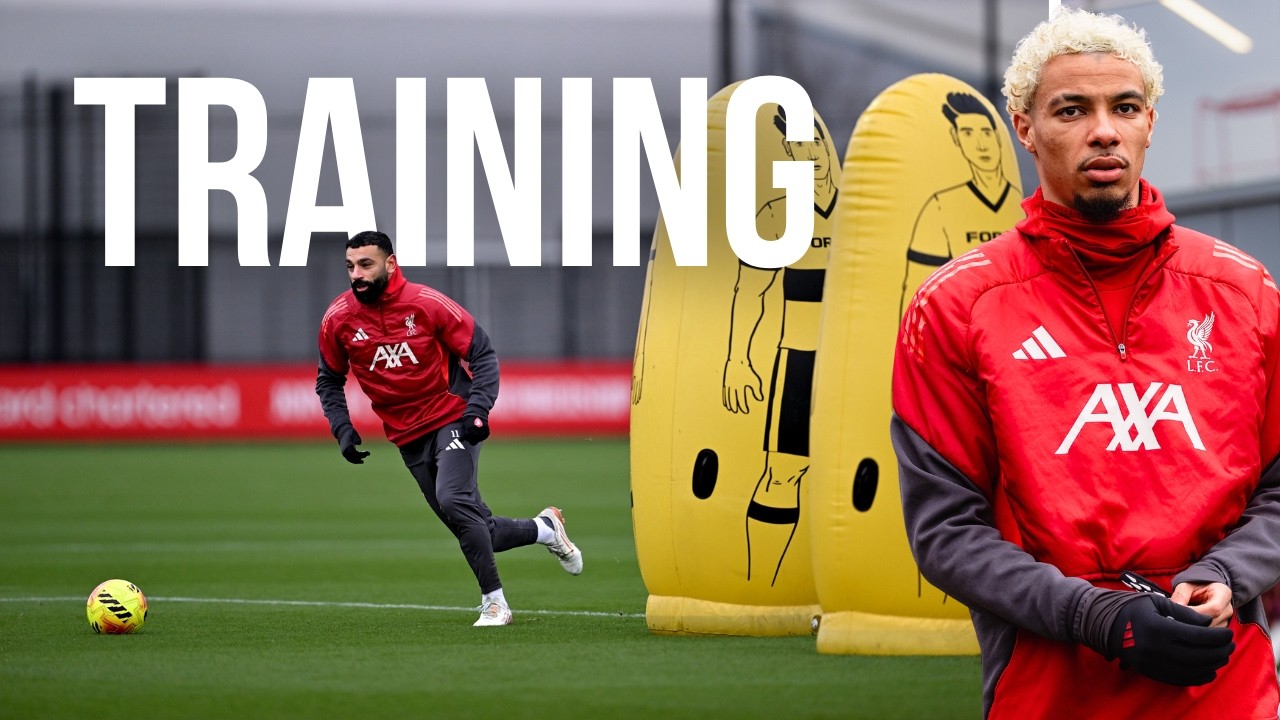 Watch Dominik Szoboszlai and Mo Salah In Liverpool Training 🔥