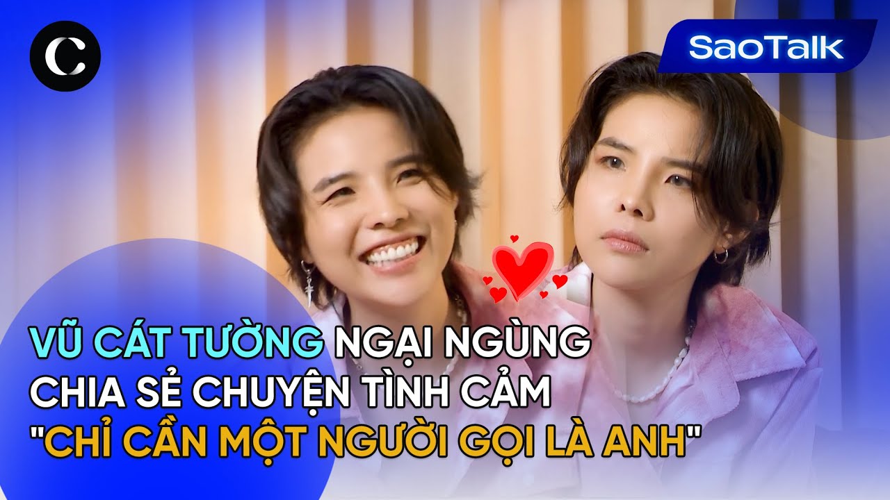 Vũ Cát Tường ngại ngùng chia sẻ chuyện tình cảm 