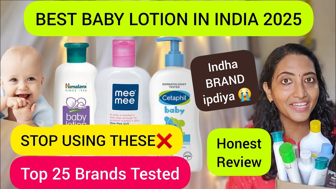 Best BABY LOTION / MOISTURISERS 2025 | which is Best BABY LOTION ? Shocking❌️ #bestbabylotion