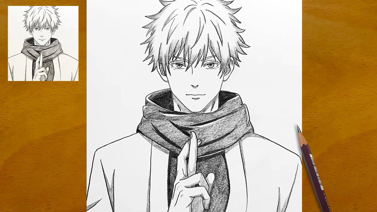 Learn to Draw Gojo Satoru (Jujutsu Kaisen) | Anime Sketch