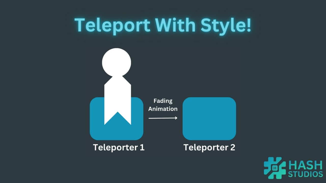 Hash Studios Fading Teleporter [UdonSharp] [SDK3] [PC Showcase]