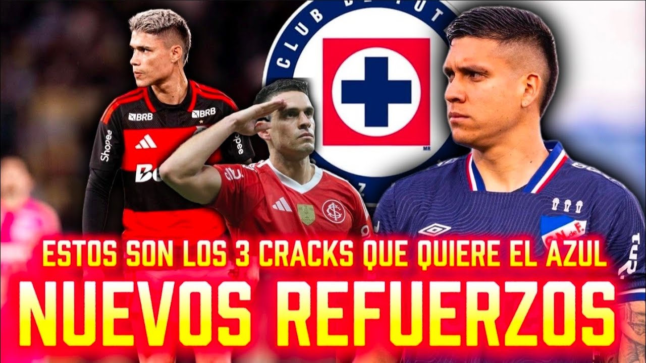 💥💣Estos son los 3 NUEVOS REFUERZOS que llegar&iacute;an a CRUZ AZUL. Los CONFIRMARON en ESPN