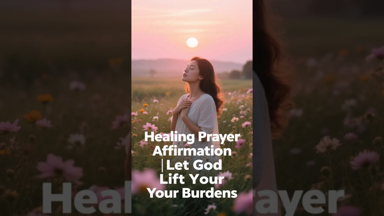 Healing Prayer Affirmation | Let God Lift Your Burdens 