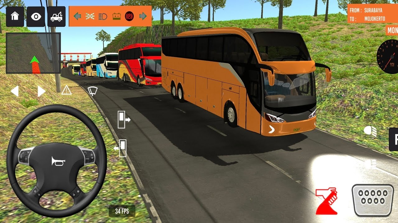 Indonesia Coach bus driving 💥🤩 | Euro bus simulator 2026 Android gameplay #game 1 Part 41