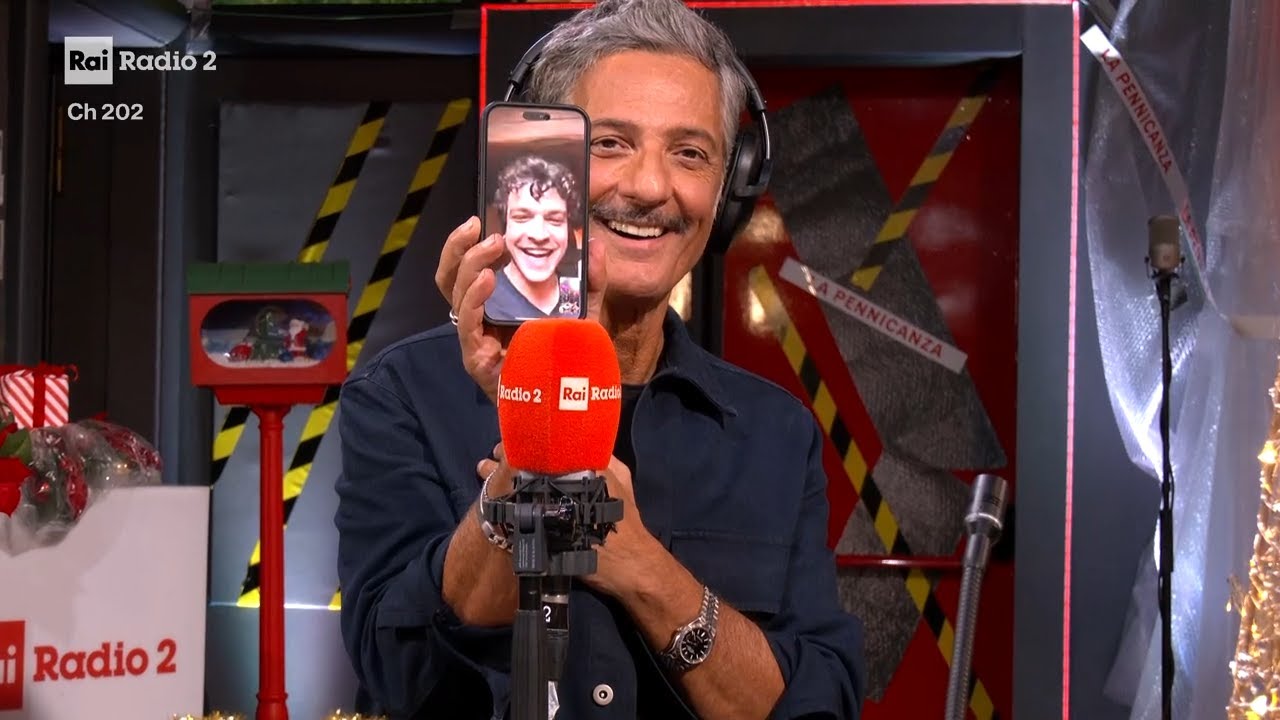 Leo Gassmann e Fiorello, la videochiamata in diretta – La Pennicanza 25/11/2025