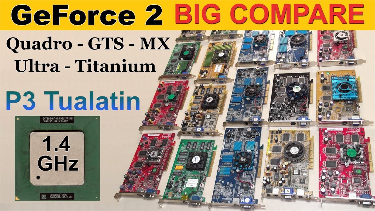 GeForce 2 Ultra Titanium Quadro GTS MX on Pentium 3 Tualatin 1.4 GHz - RETRO Hardware