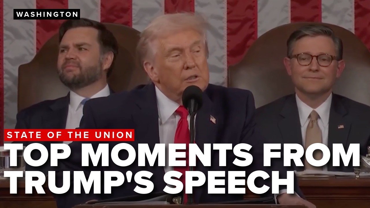 Miss President Donald Trump's State of the Union address? Here are the top moments