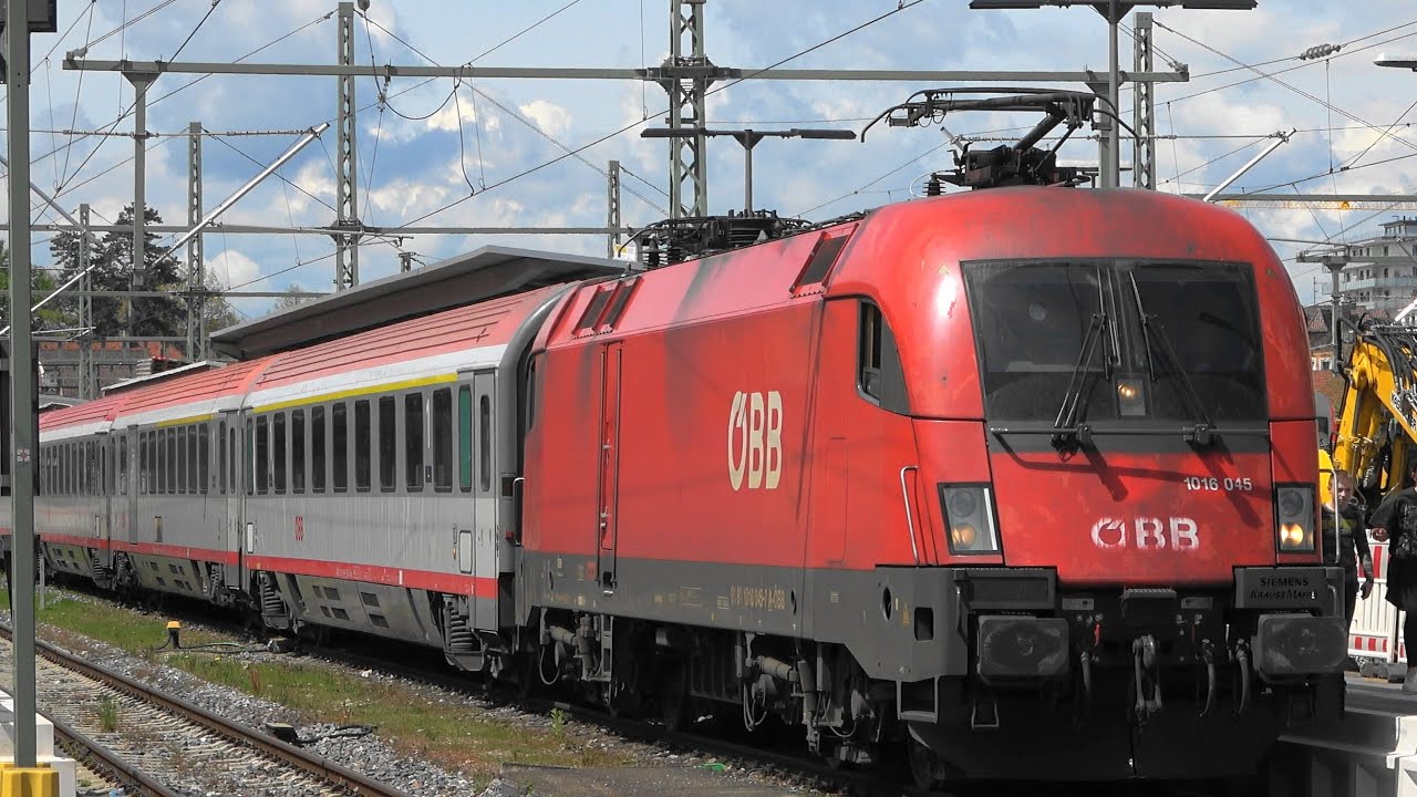 Friedrichshafen:⚠️ IC118 bald Vergangenheit!!! Railjet & Regionalzüge in Farben rot, gelb, blau