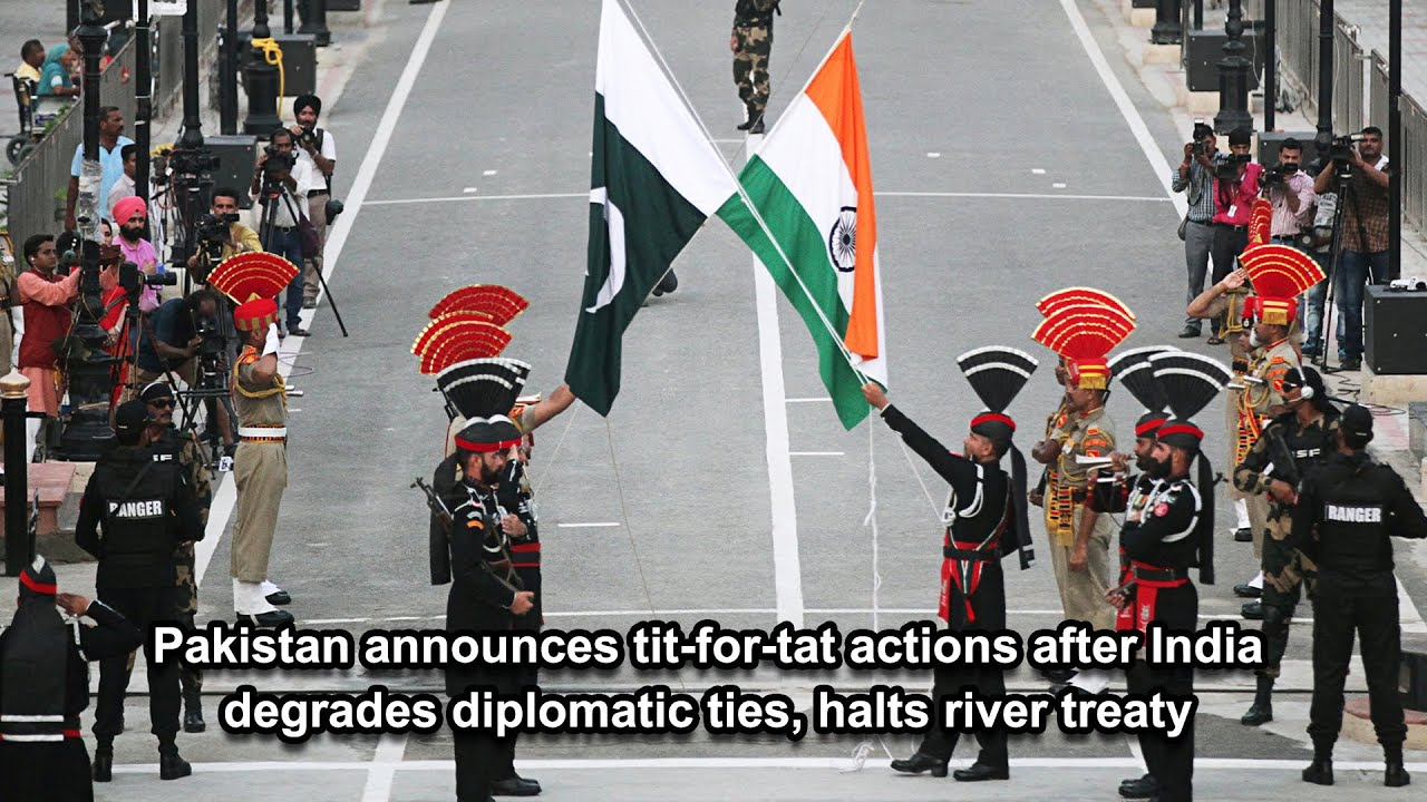 Pakistan announces tit-for-tat actions after India degrades diplomatic ties, halts river treaty
