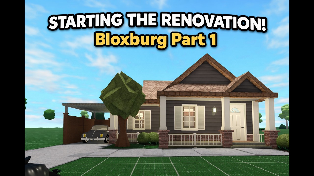 Starting the Renovation! | Bloxburg House Makeover Part 1