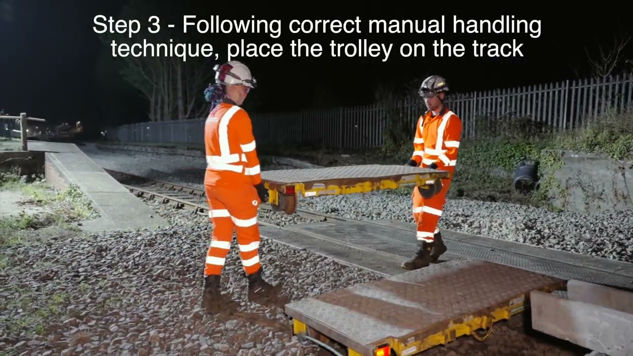 Safety Education | South West Rail Solutions - Safely Loading a Trolley