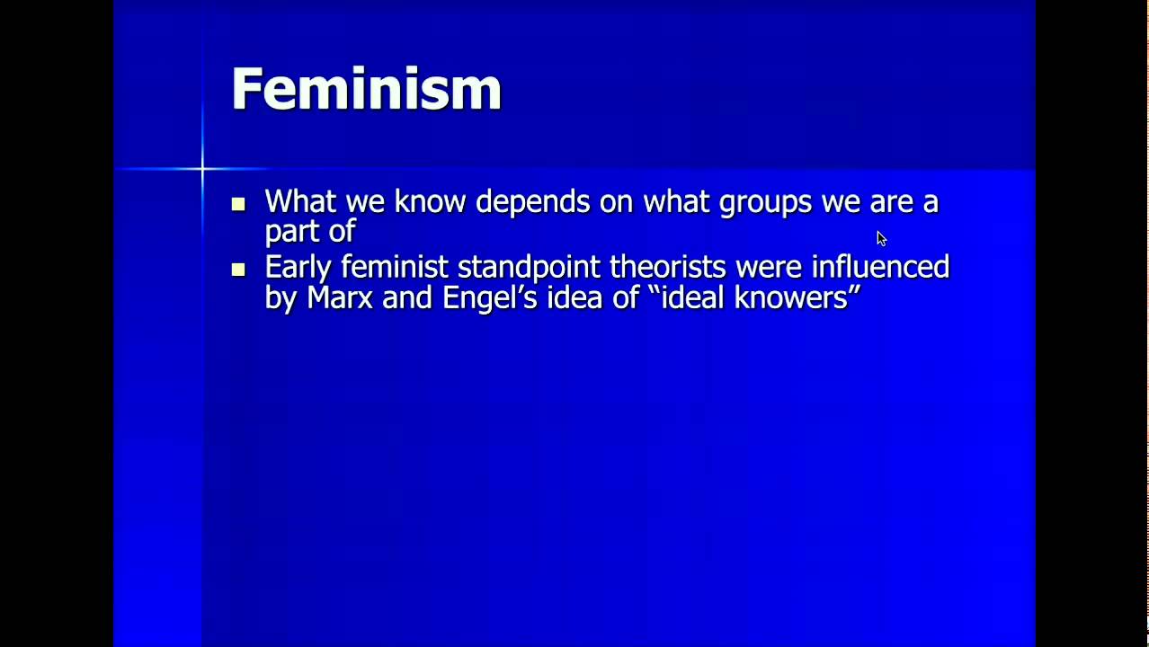 Standpoint Theory Part 1