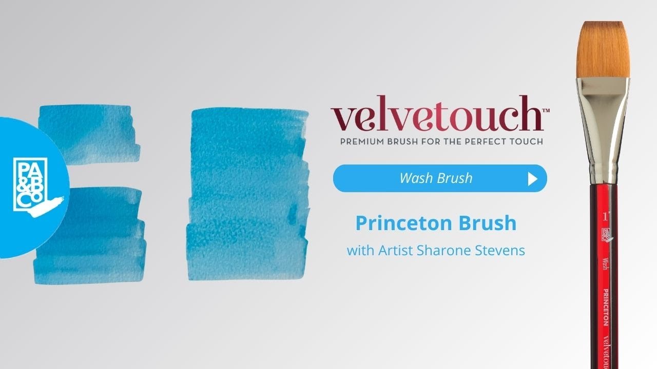 Princeton Velvetouch Series 3950 Wash Brushes