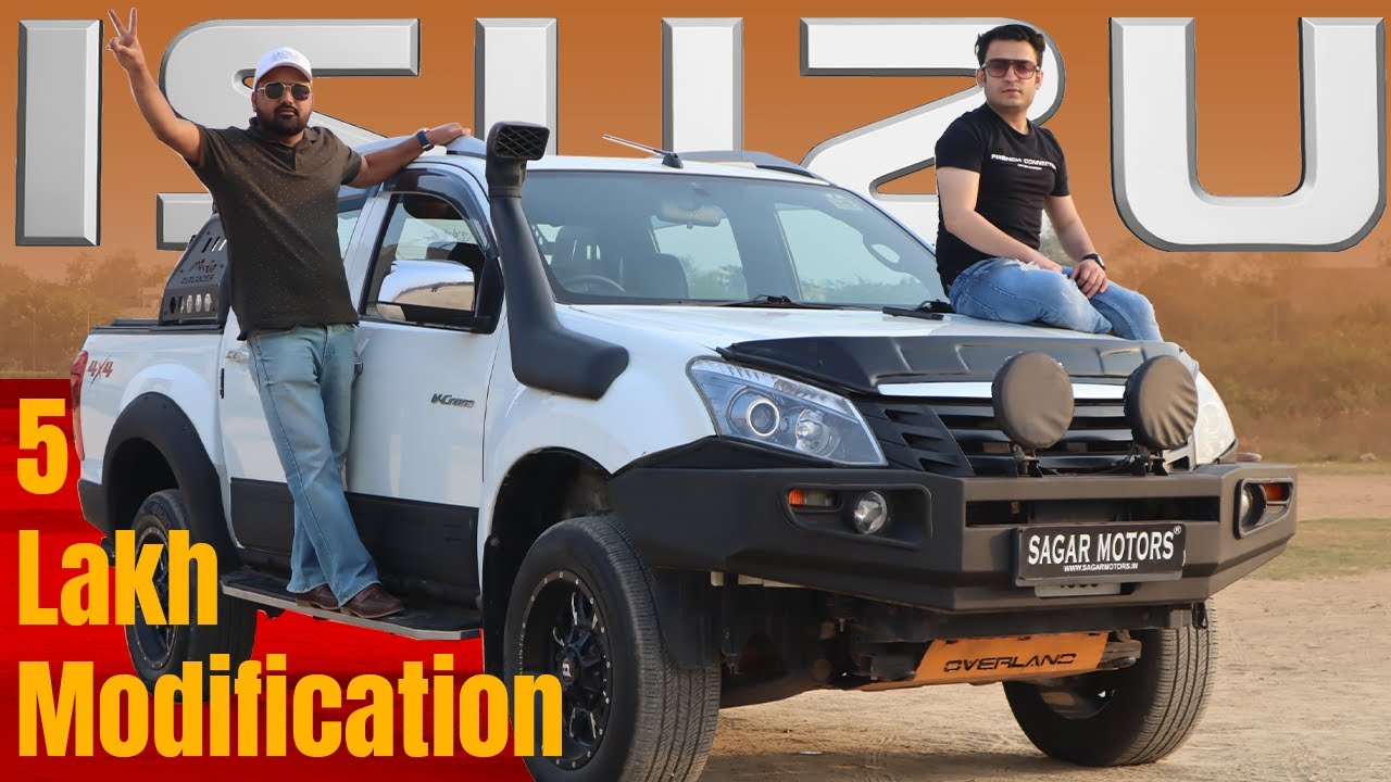 BEST Modified ISUZU V-CROSS in INDIA | Preowned With 5 Lakh Rupee Loading 🔥