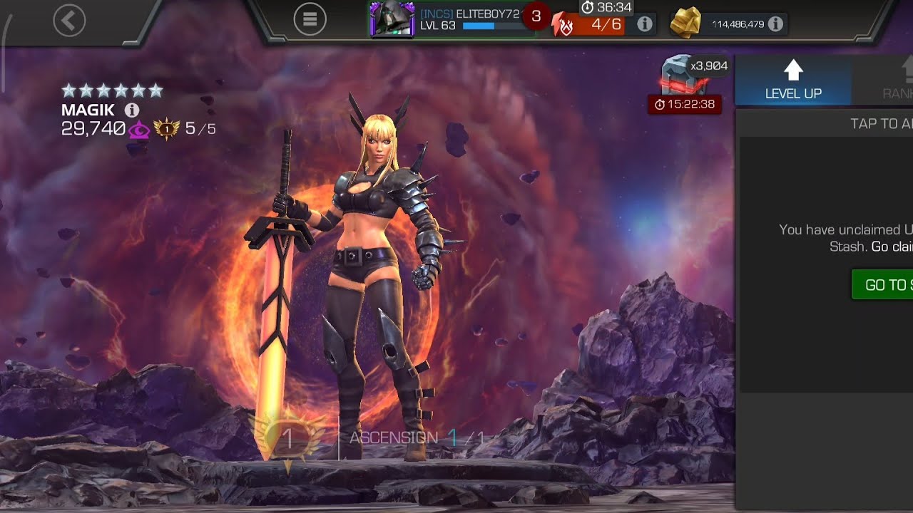 Rank 1 To Rank 5 Plus Ascension 6* Magic / Marvel Contest Of Champions| Mcoc