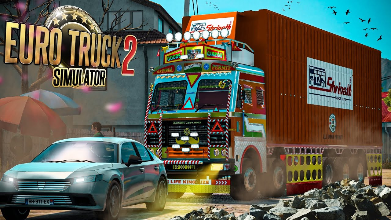 Ashok Leyland 4225 Truck Drive on Island | Ets2