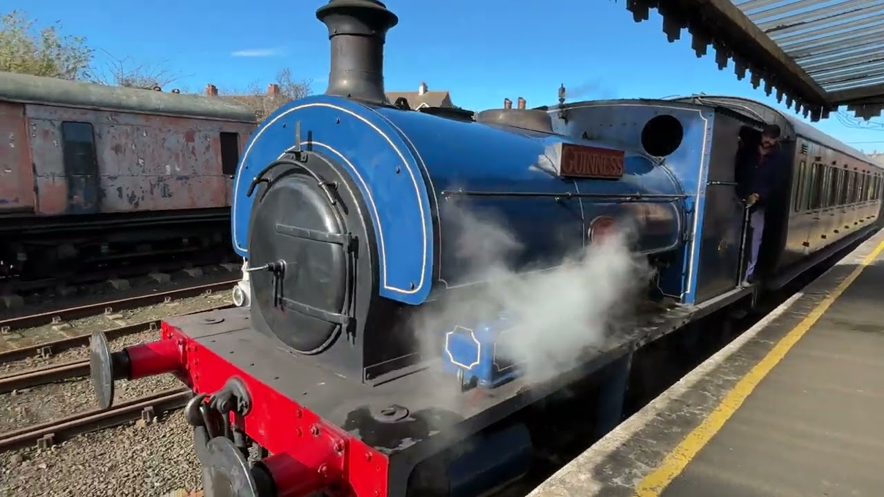 3BG Guinnness Brewery 0-4-0ST Saddle Tank at Whitehead Railway Museum Saturday 14 March 2026